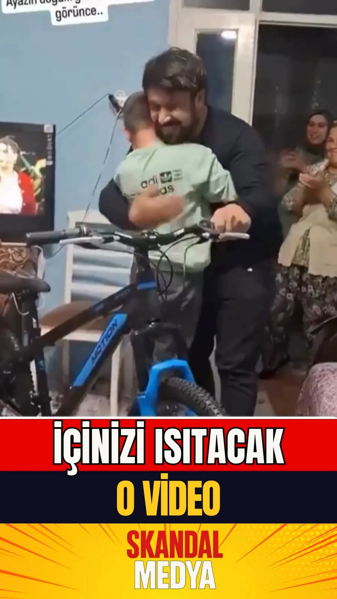 Babasının Aldığı Bisikletten Çocuk Ağıla Kaldı
