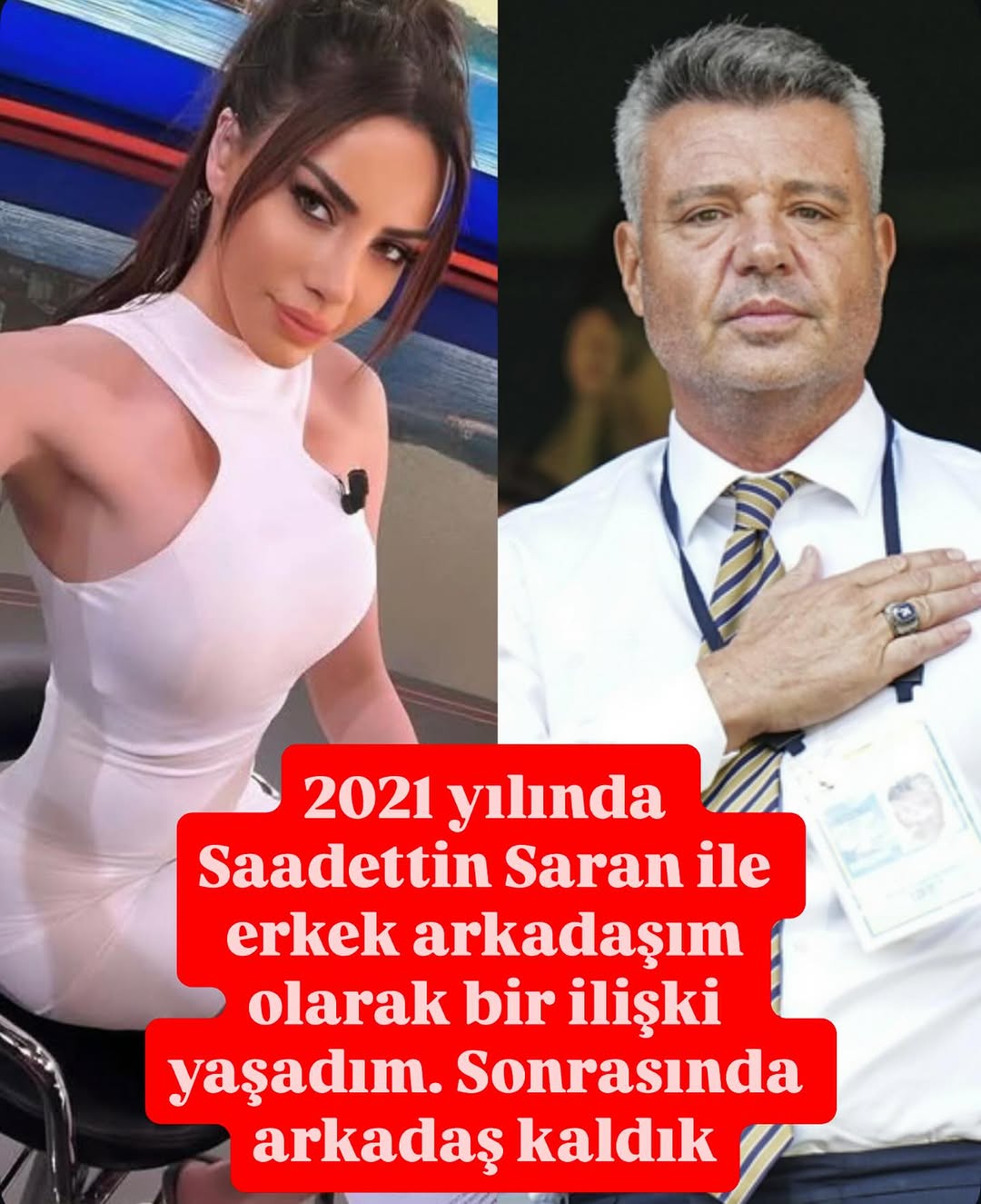 Elarümeysa Cebeci: Saadettin Saran ile İlgili Açıklama