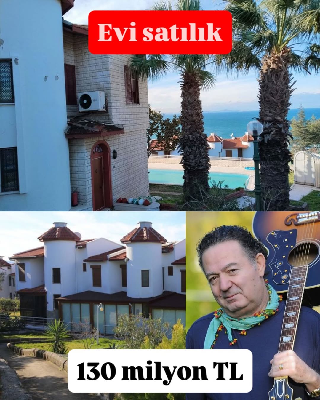 Kayahan'ın Şarkılarını Yazdığı Gönül Köşkü 130 Milyon TL'ye Satışa Çıkarıldı