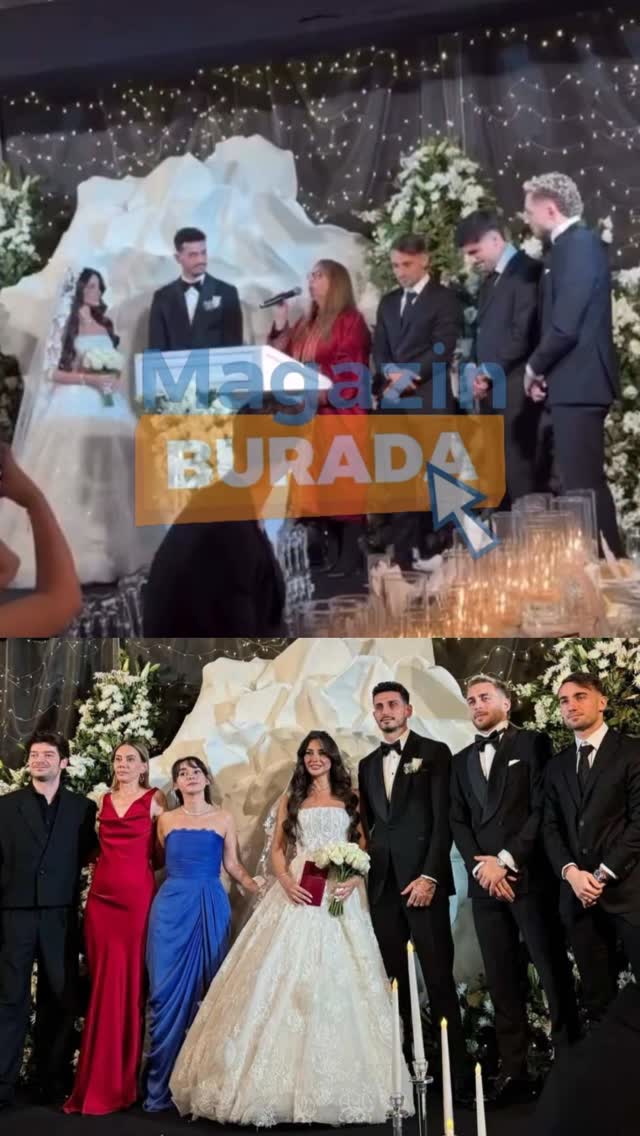 Hazal Çağlar ve Samet Akaydın'ın Dünya Evlenmesi