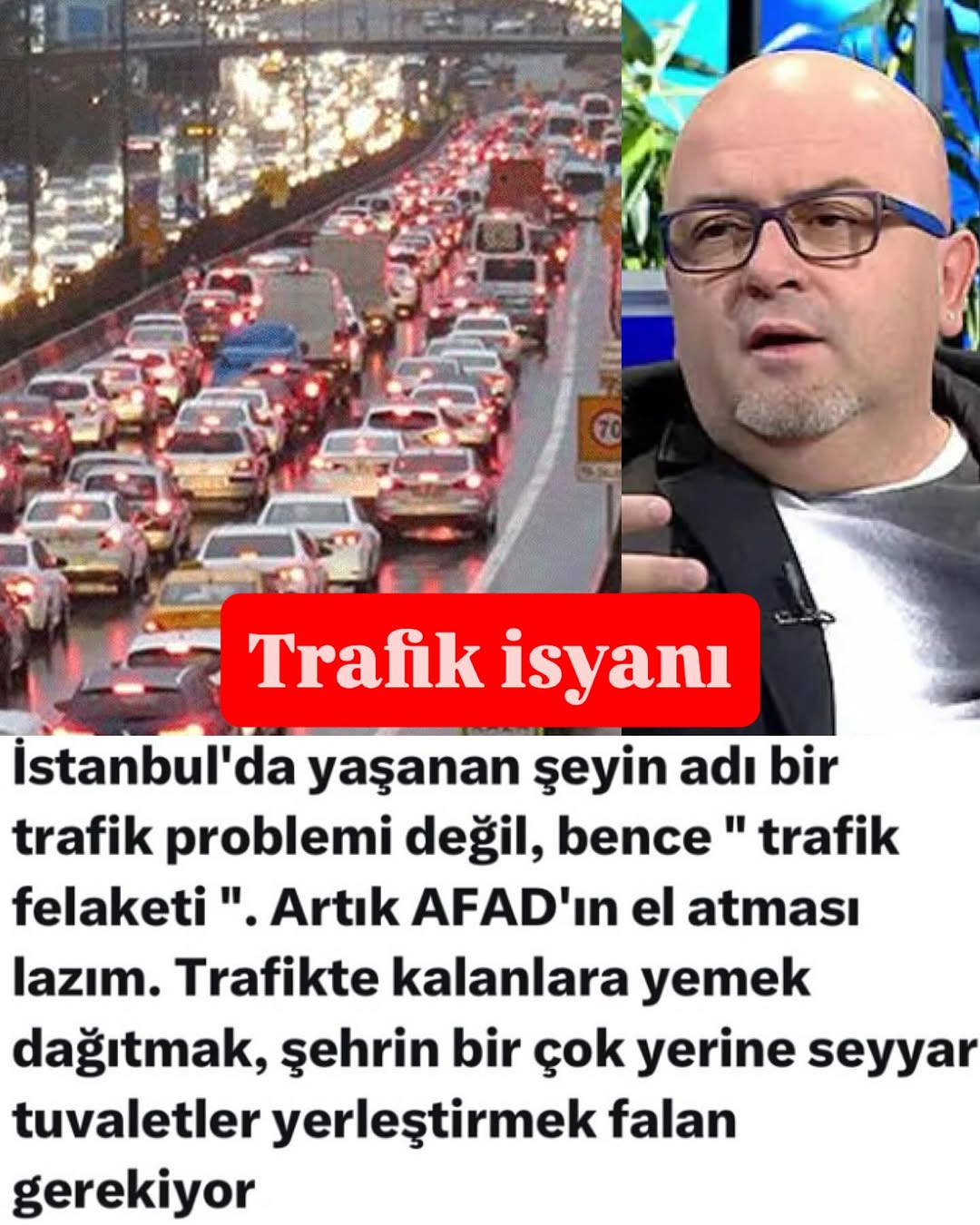 Ünlü Yapımcı Birol Güven'in İstanbul Trafik İsyani