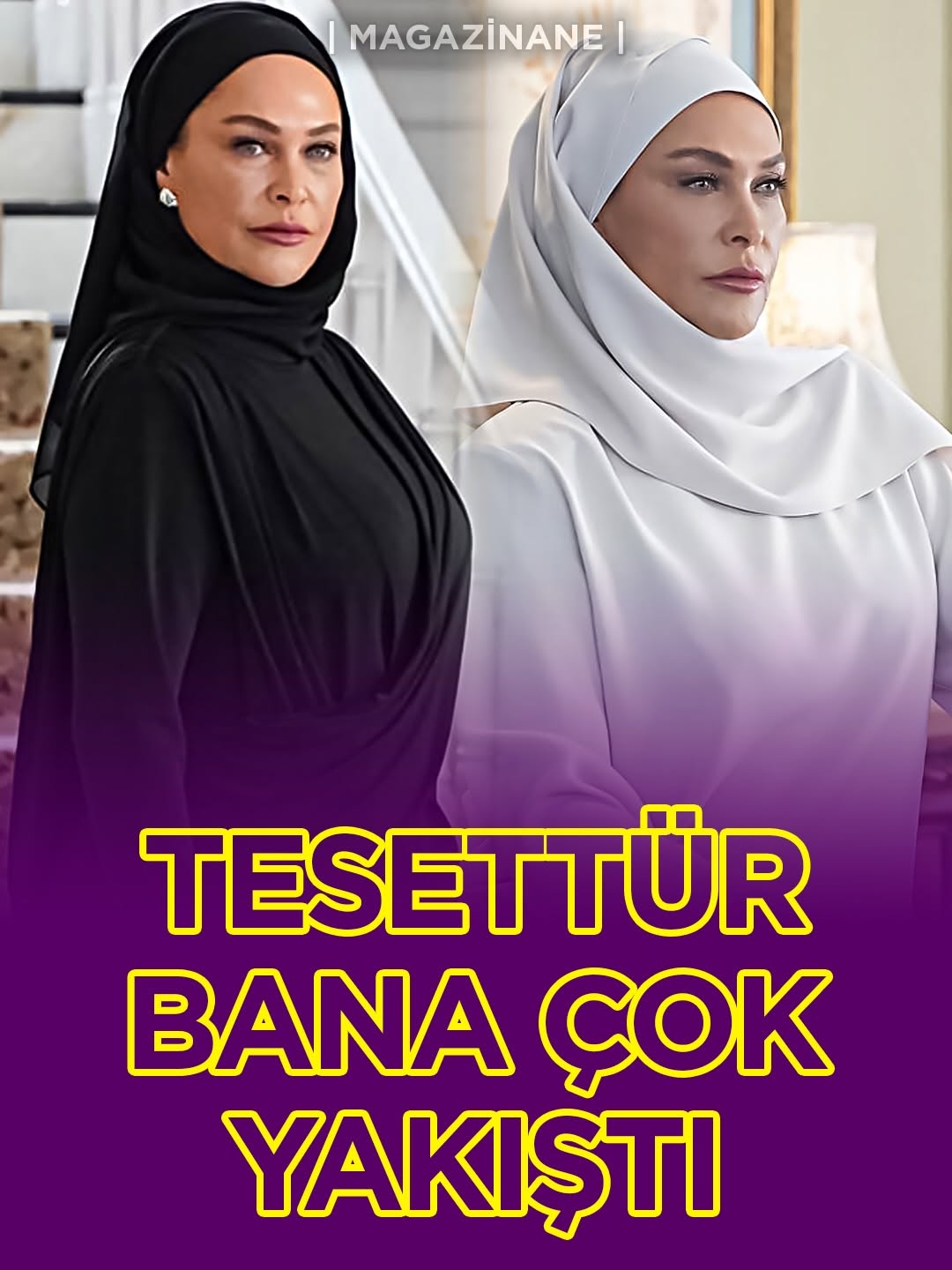 Aynı Yağmur Altında Dizisi için Tesettür Giyen Hülya Avşar: "Tesettürü Kendime Çok Yakıştırdım, Çok Konforlu"