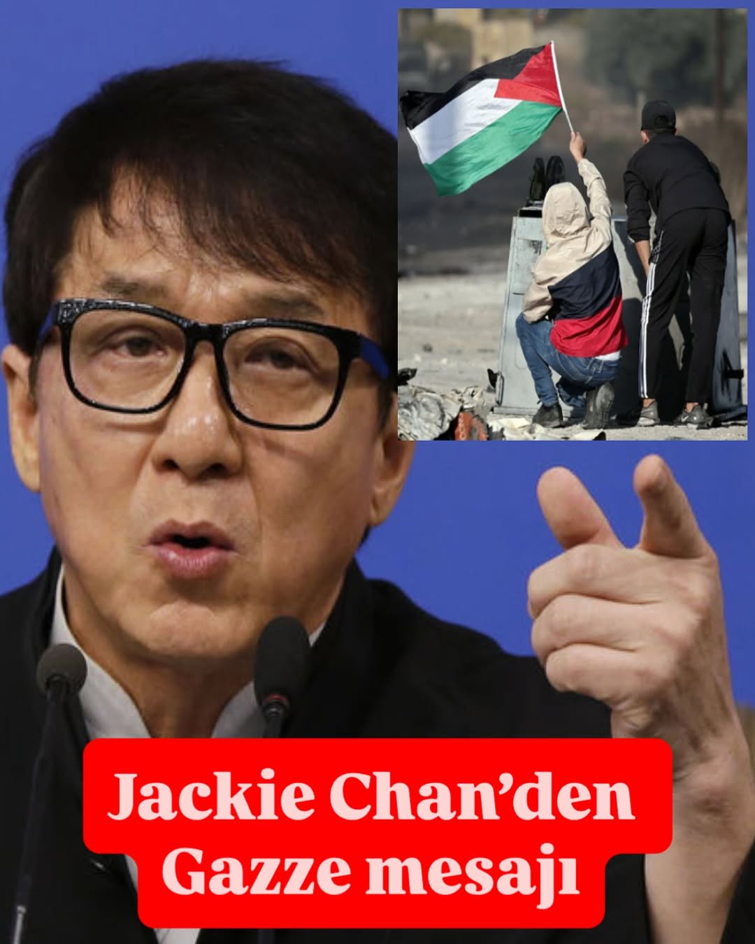 Dünyaca Ünlü Oyuncu Jackie Chan Gazze'nin Çocuklarını Anlatıyor