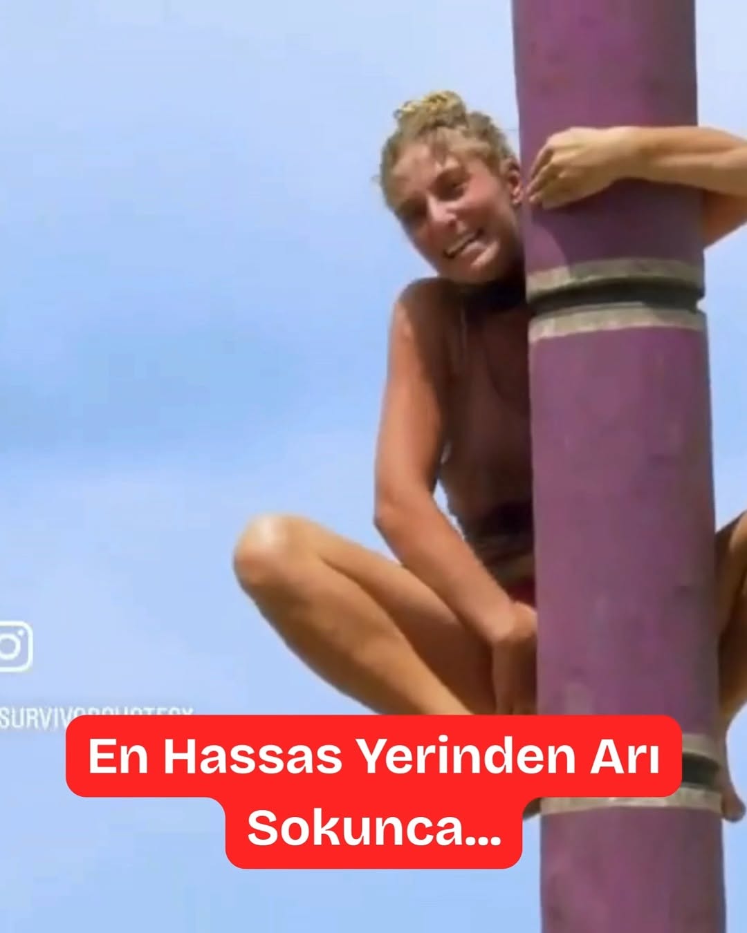 Direğin Tepesinde Kabusu Yaşadı!