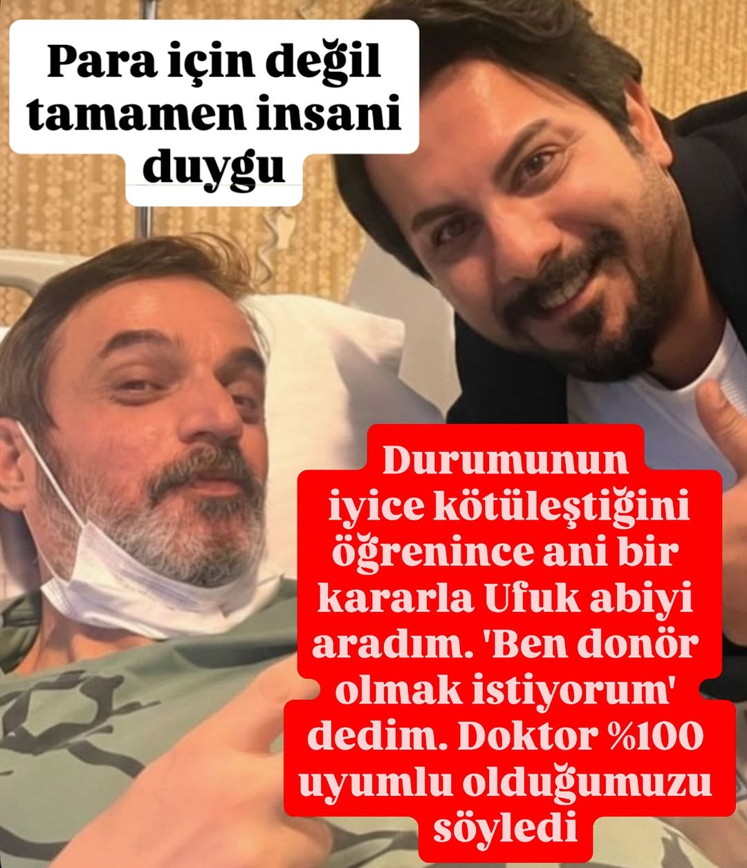 Ufuk Özkan'a Donör Olan Salih Kıvırcık: 'Fedakârlık İnsani Duygularla Yaptım'