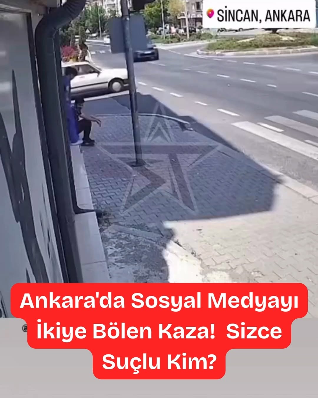 Ankara'da Sosyal Medyayı İkiye Bölen Kaza!