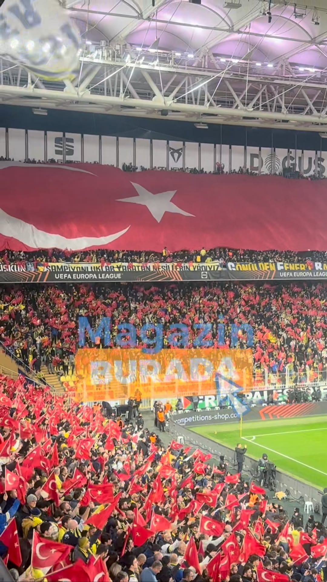 Fenerbahçe Taraftarı Kadıköyde Show Olguladı