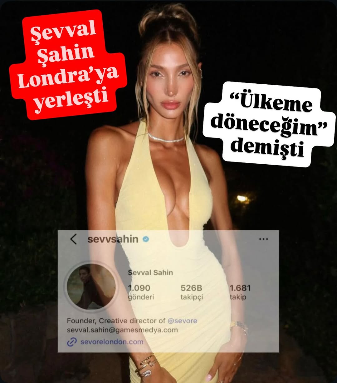 Şevval Şahin Londra'ya Göç Etti