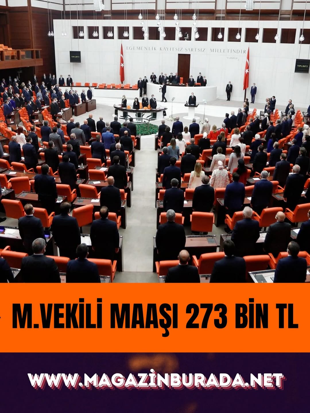 Milletvekili Maaşı 273 Bin 196 TL'ye Yükseldi!