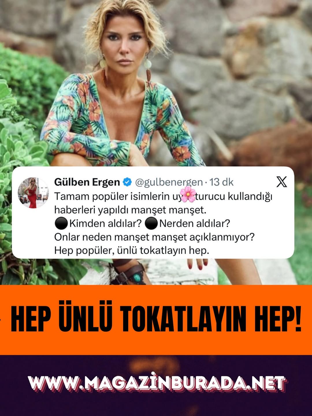 Gülben Ergen'den Uyuşturucu Operasyonuna Tepki