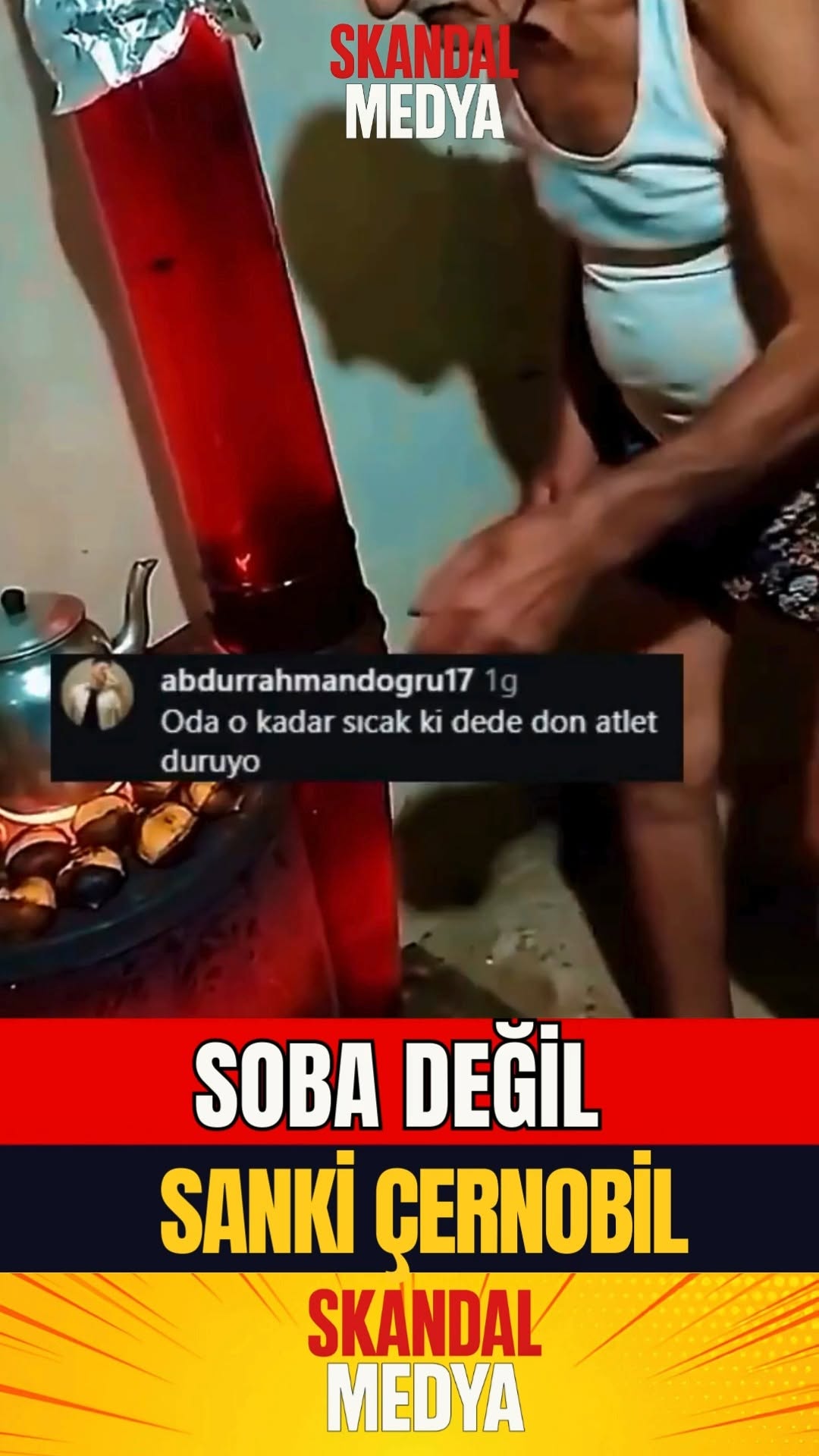 Kışın Tadını Çıkaran Dayı