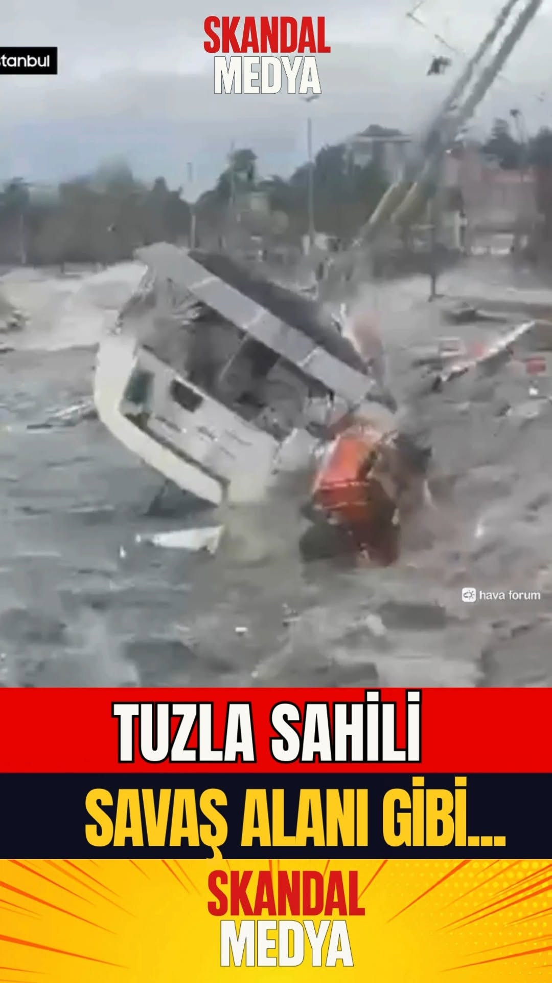 İSTANBUL'DA KIYAMET KOPTU!