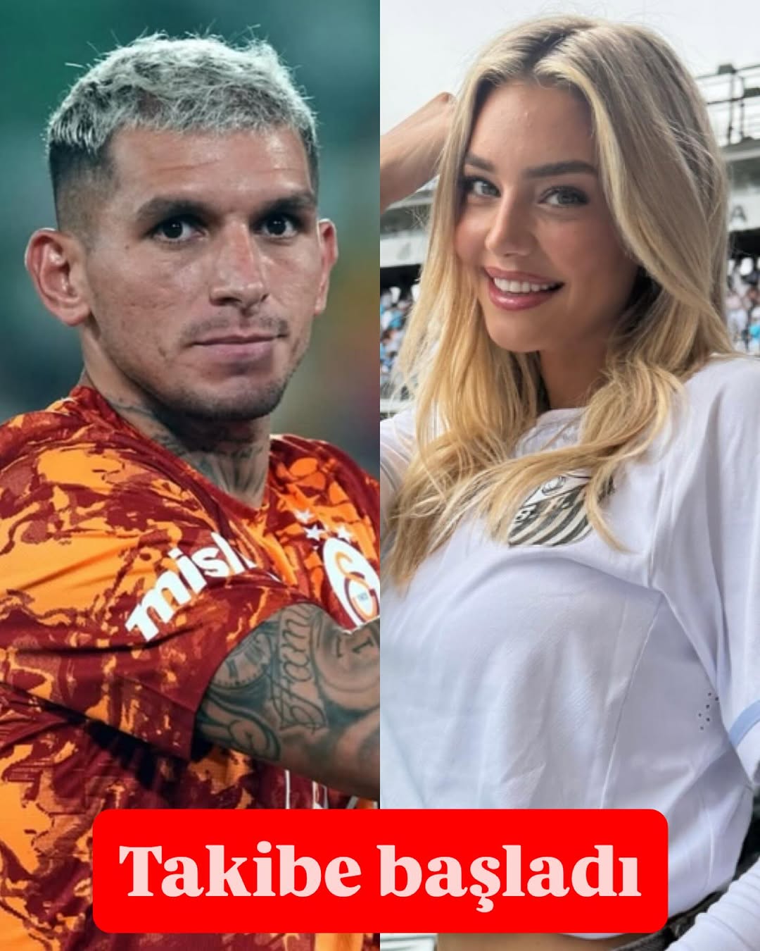 Lucas Torreira, Aycan Yanaç'ı Takip Ediyor