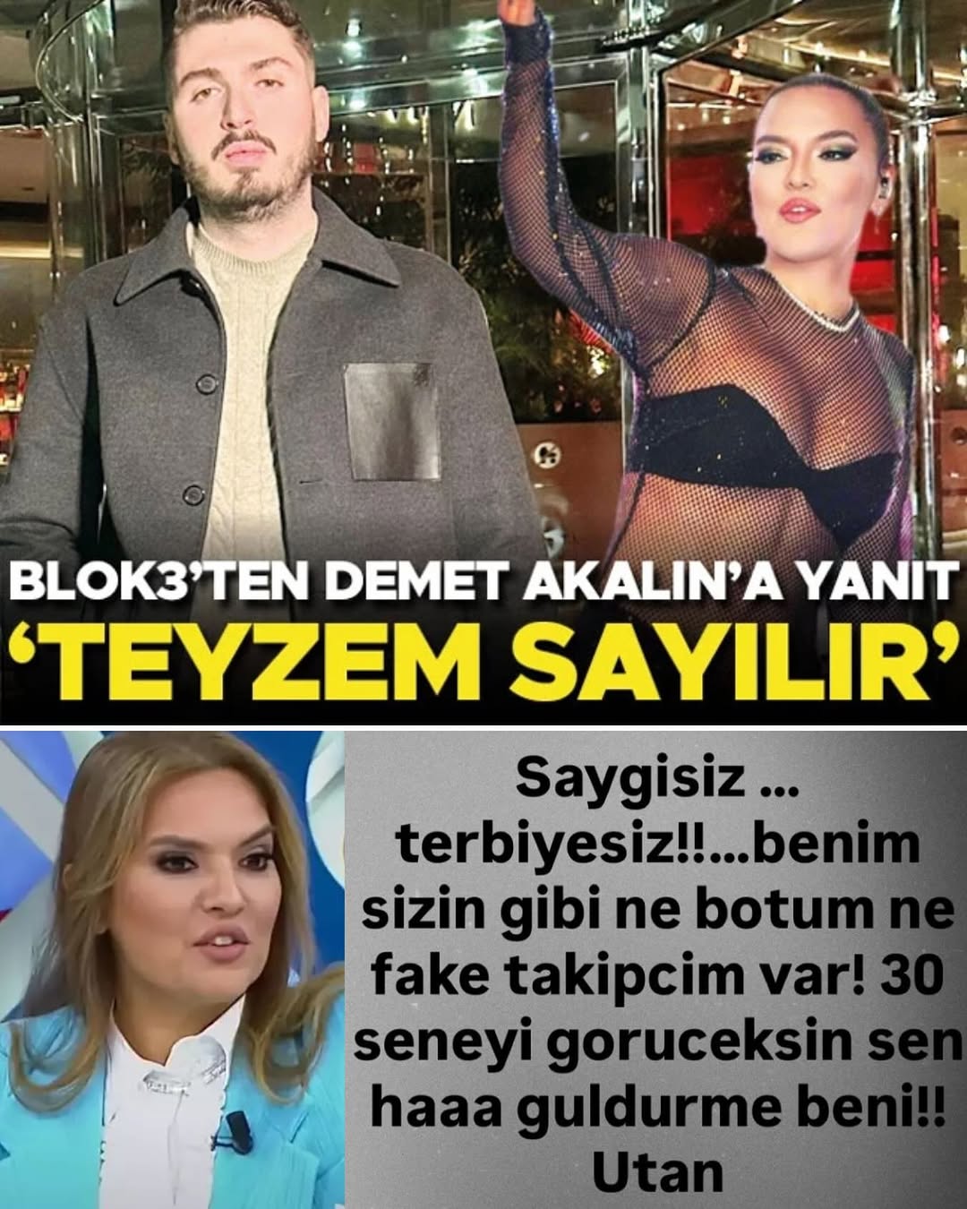 Blok3'den Cevap: Demet Akalın'a Yanıt!