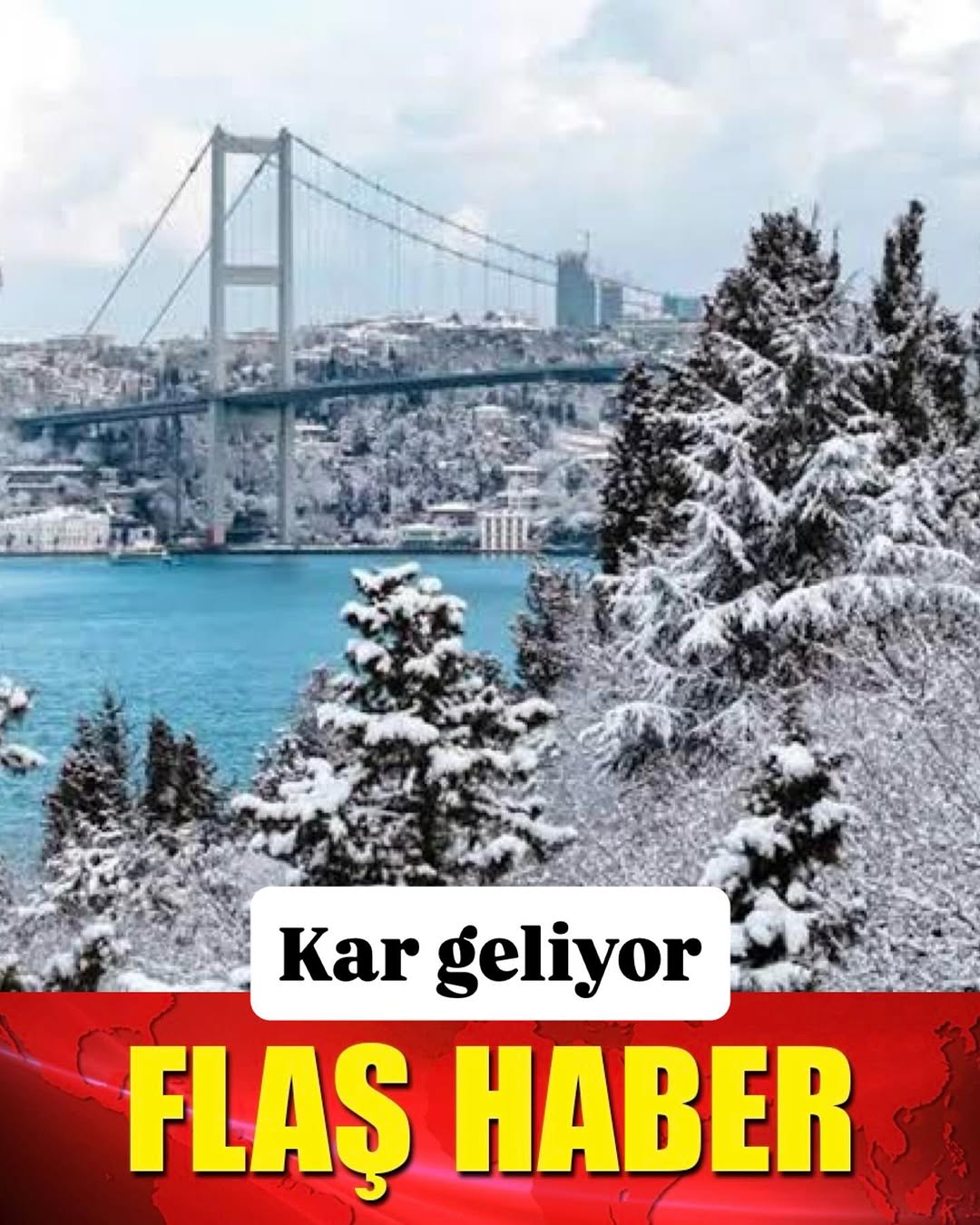 Akom Uyardı: İstanbul'a Kar Geliyor!