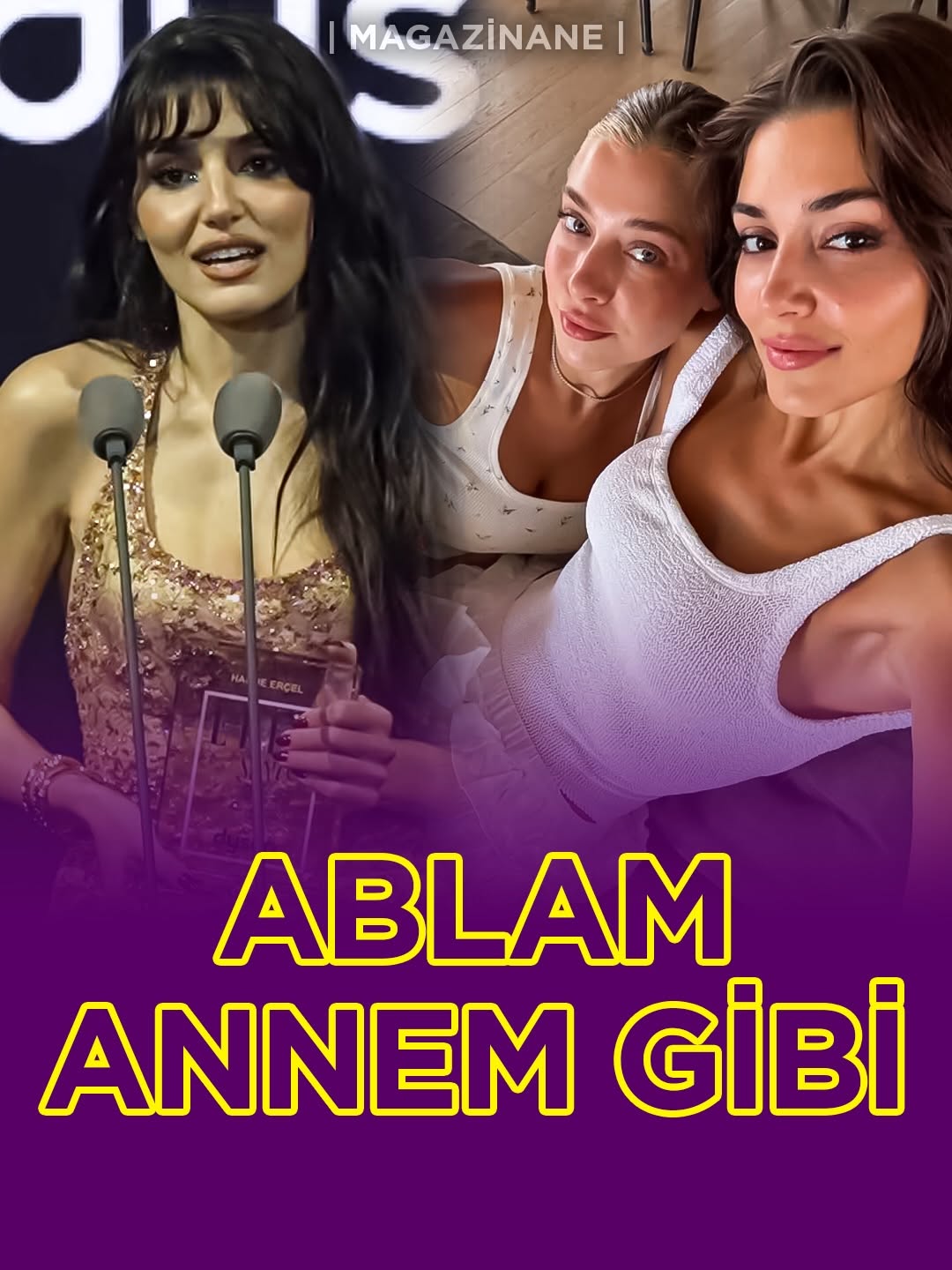 Hande Erçel'in Ablası Gamze Erçel'e Teşekkür Ettiği Anlar