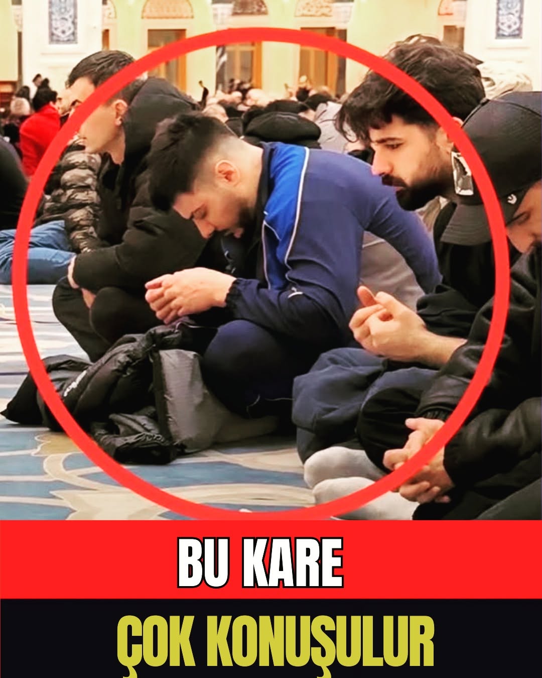 SEMİCENK'İN ÇAMLICA CAMİİ'NDEKİ O ÇOK KONUŞULAN KARESİ