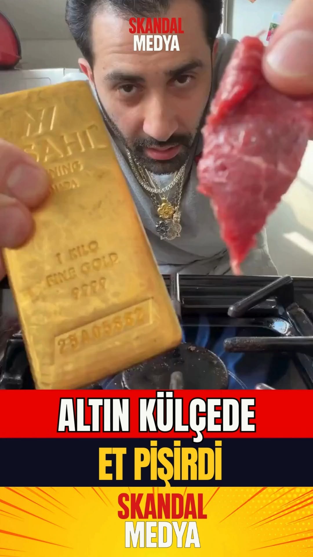 Dünyanın En Pahalı Tavası! Altın Küççe Et PİŞİRDİ...