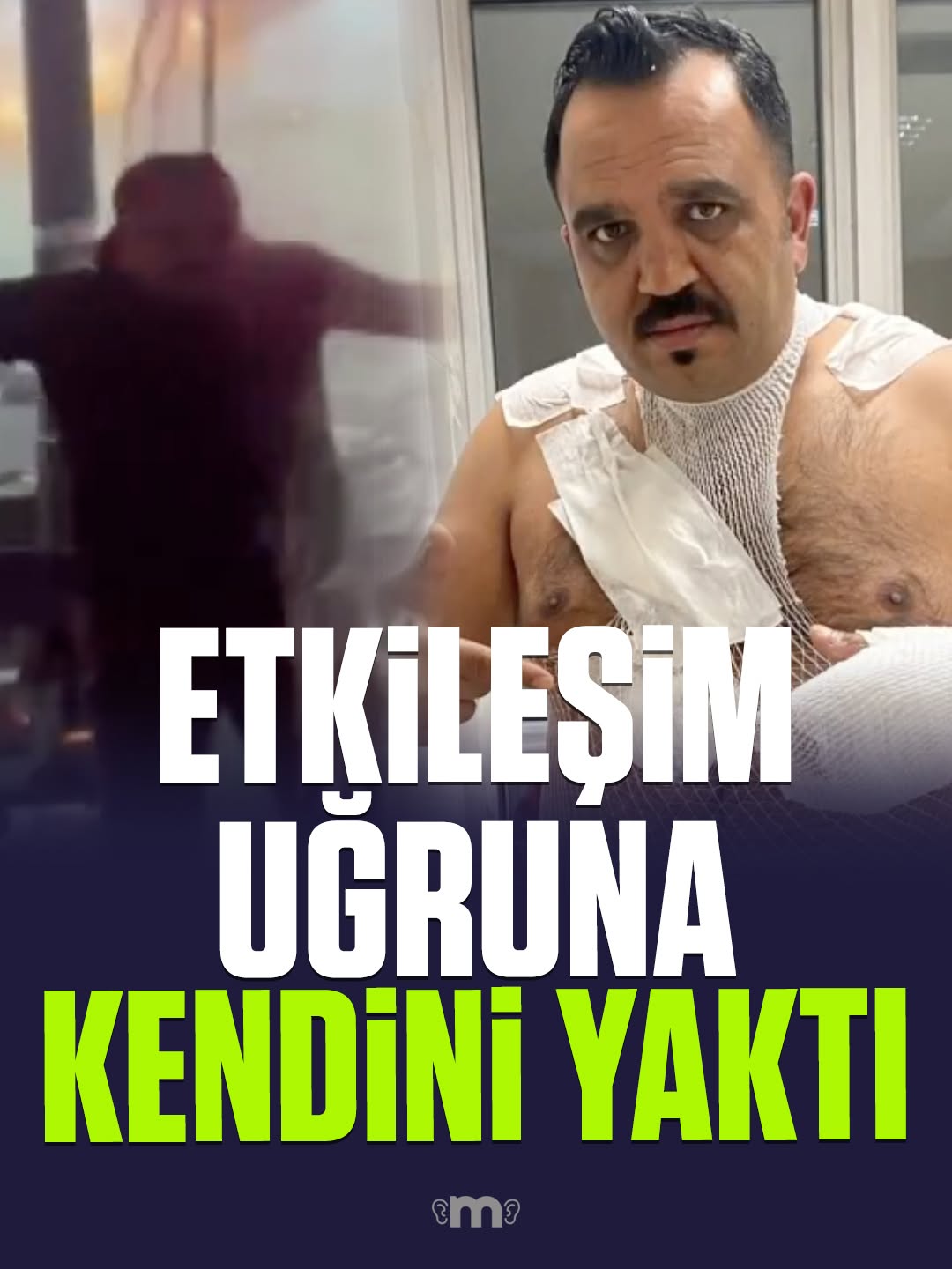 Tostçu Raşit Kaza: Kendini Yakmayı Başardı!