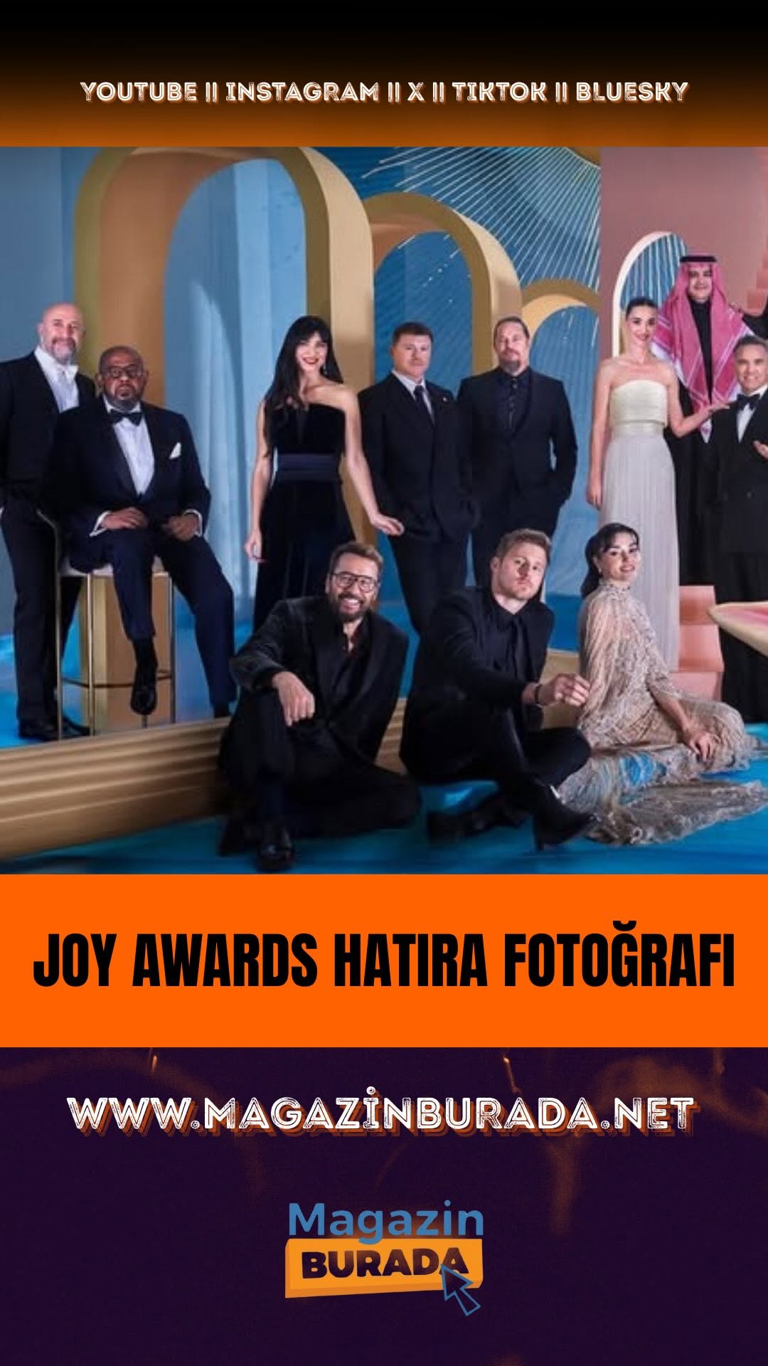 Hande Erçel ve Diğer Ünlülerin Joy Awards'la Bir Araya Geldiği Haber