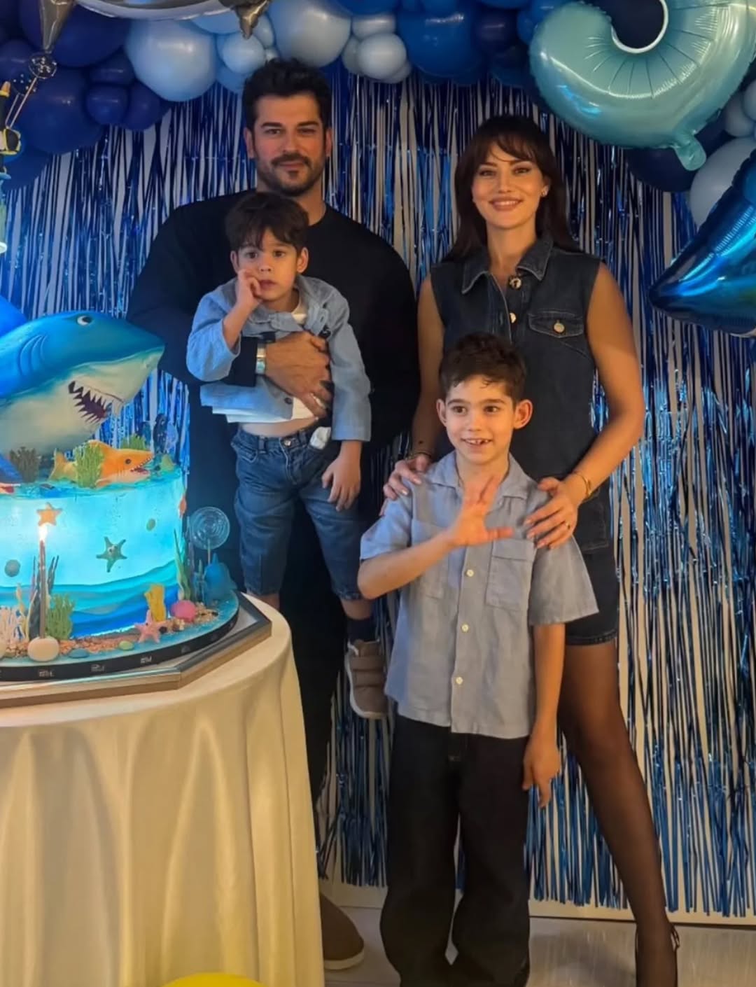 Burak Özçivit ve Fahriye Evcen'in Oğulları Kerem'in Doğum Günü