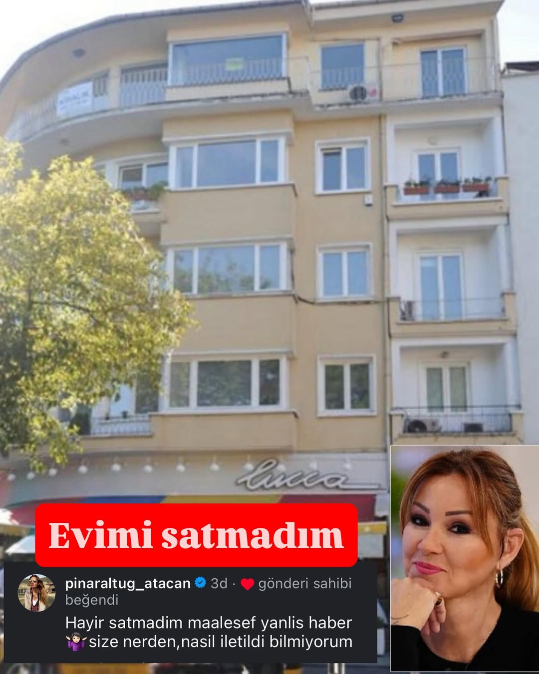 Pınar Altuğ'un Deniz Manzaralı Dairesini Sattığı İddiası Yalanlandı