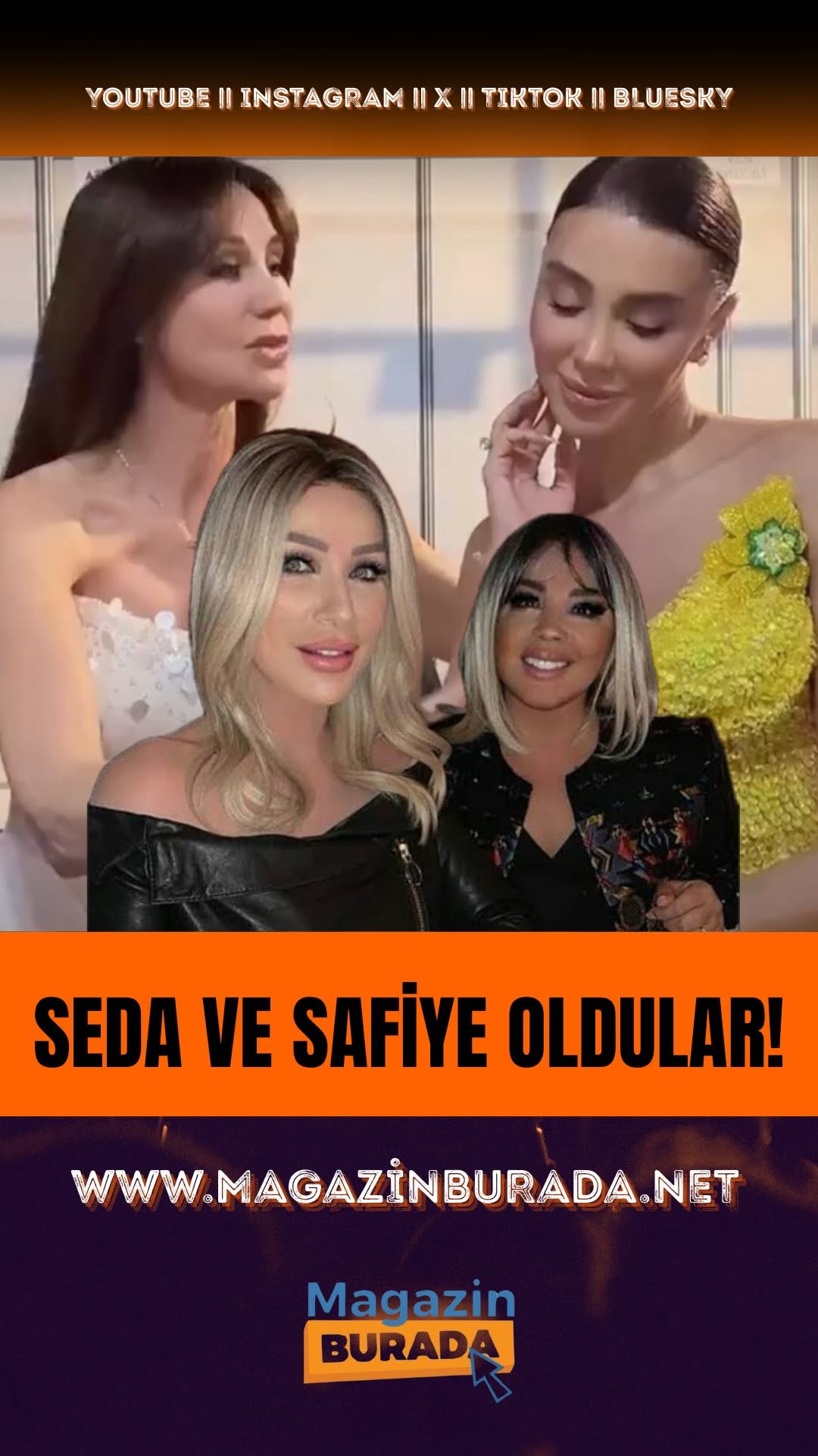 Demet Şener ve Özge Ulusoy’dan “Safiye Soyman-Seda Sayan” Taklidi