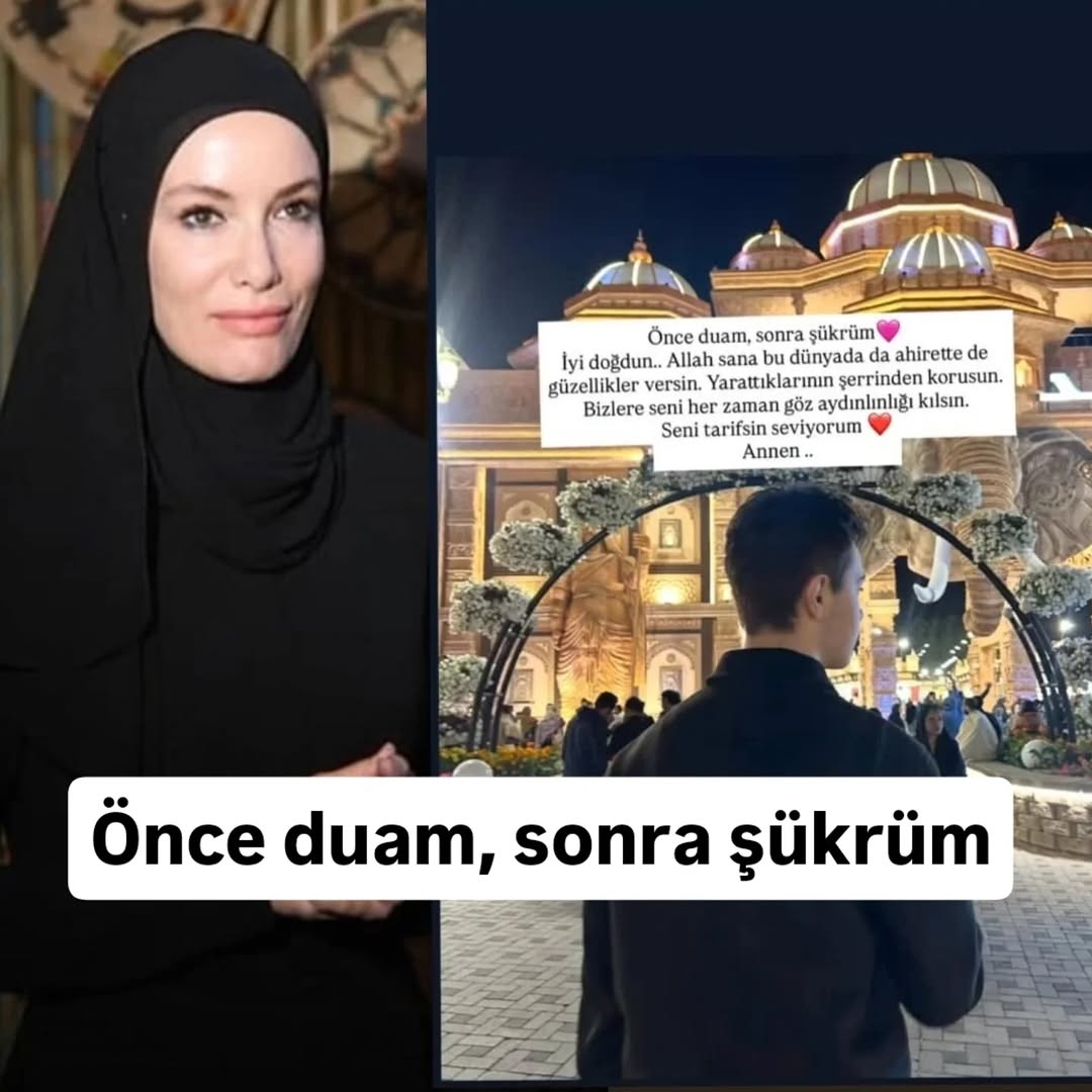 Gamze Özçelik Oğlu Murathan'ın Doğum Günü