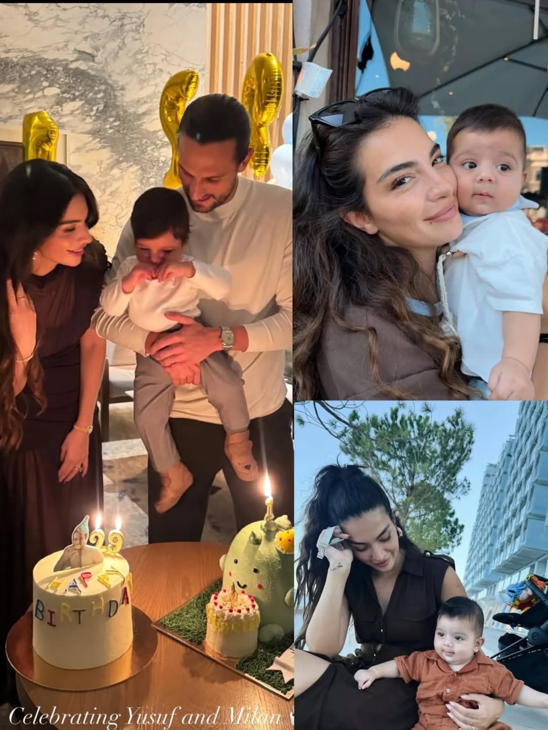 Melisa Aslı Pamuk ve Yusuf Yazıcı'nın Oğlu Mylan'ın 1. Doğum Günü