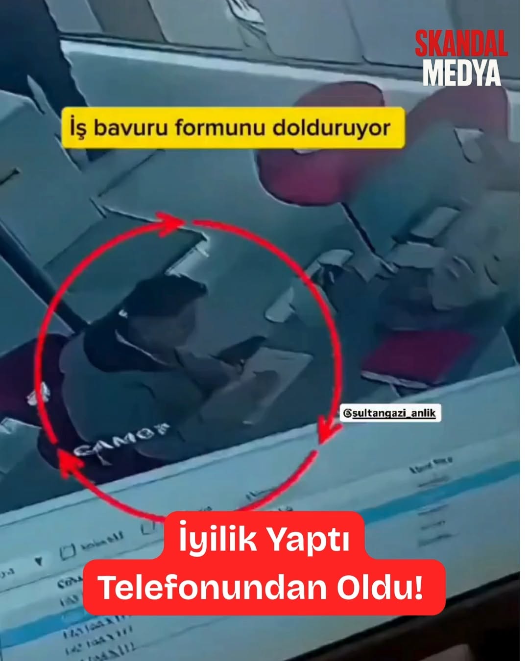 Sultangazi'de İş Başvurusu Bahanesiyle Hırsızlık