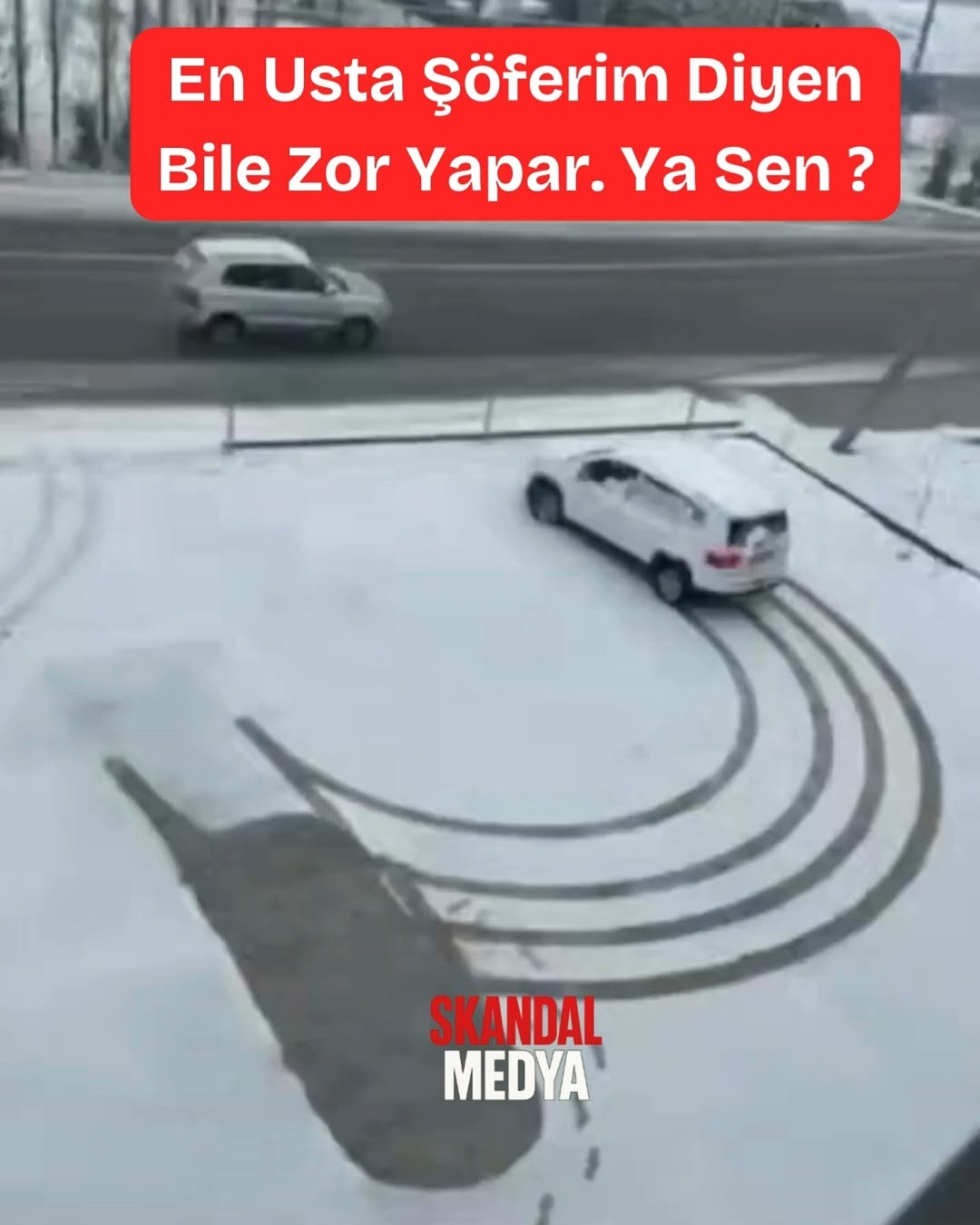 Karda Sıfır Çizen Usta Şoför