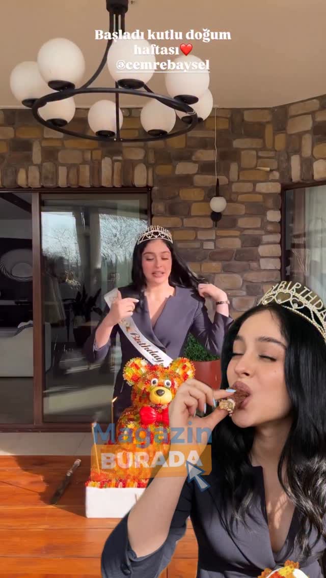 Cemre Baysel'in Doğum Günü Kutlandı
