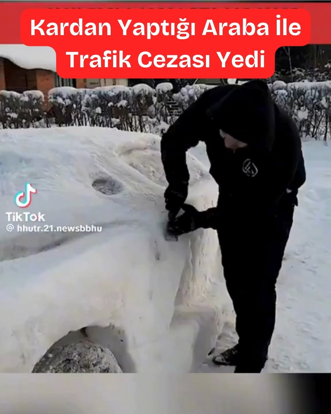 Kardan Arabayla Polisi Kandıran Kanadalı Genç