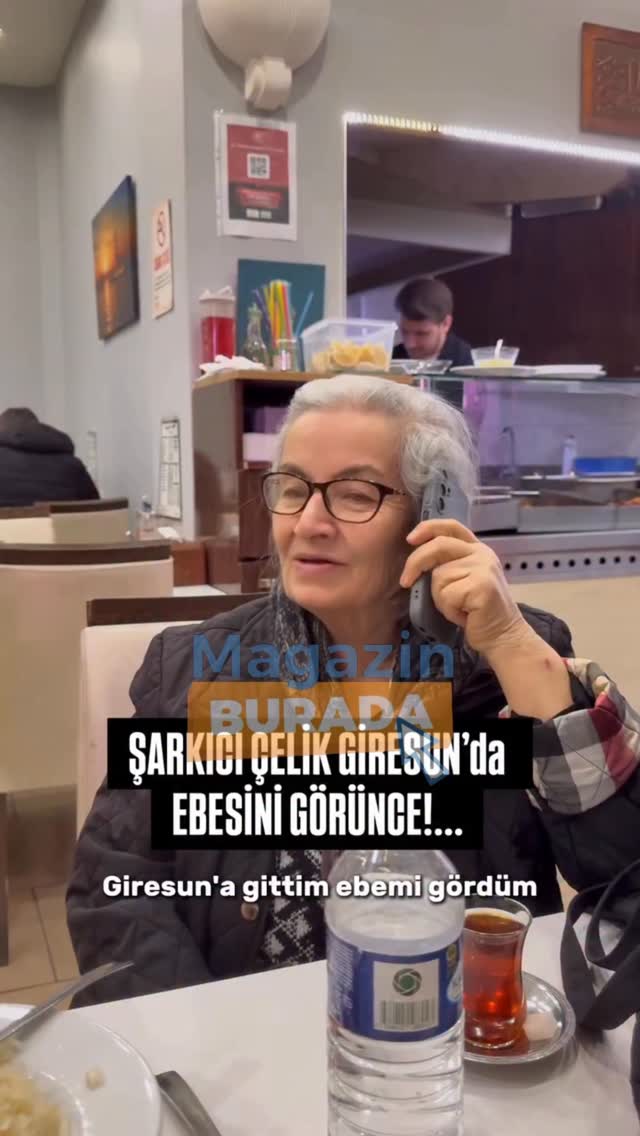 Ünlü Şarkıcı Çelik Giresun'da Ebemini Buldu